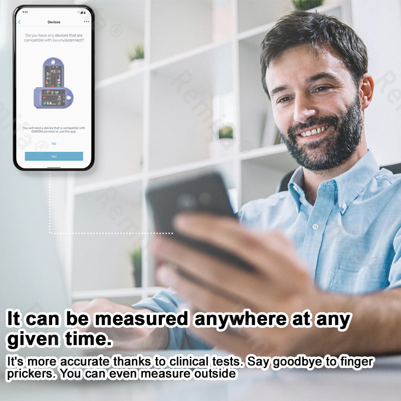 𝗥𝗲𝗺𝗶𝗳𝗮® 𝐍𝐨𝐧-𝐈𝐧𝐯𝐚𝐬𝐢𝐯𝐞 𝐁𝐥𝐨𝐨𝐝 𝐆𝐥𝐮𝐜𝐨𝐬𝐞 𝐌𝐨𝐧𝐢𝐭𝐨𝐫 – Pain-Free & 99.9% Accurate ✅𝐍𝐇𝐒 & 𝐌𝐇𝐑𝐀 𝐀𝐩𝐩𝐫𝐨𝐯𝐞𝐝 | Trusted by UK Health Experts